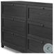 Millie Drifted Matte Black Veneer 9 Drawer Dresser