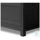 Millie Drifted Matte Black Veneer 9 Drawer Dresser