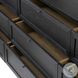 Millie Drifted Matte Black Veneer 9 Drawer Dresser