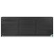 Millie Drifted Matte Black Veneer 9 Drawer Dresser