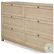 Millie Light Bleach Oak Veneer 9 Drawer Dresser