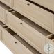 Millie Light Bleach Oak Veneer 9 Drawer Dresser