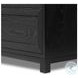 Millie Drifted Matte Black Veneer 6 Drawer Dresser
