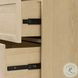 Millie Light Bleach Oak Veneer 2 Drawer Nightstand