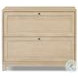 Millie Light Bleach Oak Veneer 2 Drawer Nightstand