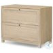 Millie Light Bleach Oak Veneer 2 Drawer Nightstand