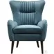 Zeta Teal Blue Accent Chair