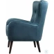 Zeta Teal Blue Accent Chair