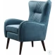 Zeta Teal Blue Accent Chair