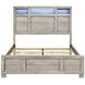 Everett Melamine Gray Storage Panel Bedroom Set