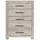 Everett Melamine Gray Storage Panel Bedroom Set