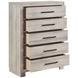Everett Melamine Gray Storage Panel Bedroom Set