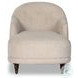 Marnie Knoll Sand Performance Fabric 32" Upholstered Chaise Lounge