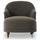 Marnie Knoll Mink Performance Fabric 32" Upholstered Chaise Lounge