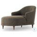 Marnie Knoll Mink Performance Fabric 32" Upholstered Chaise Lounge