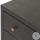 Fiona Black Raffia 6 Drawer Dresser