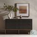 Fiona Black Raffia 6 Drawer Dresser