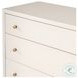 Fiona Ivory Painted Raffia 6 Drawer Dresser