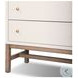 Fiona Ivory Painted Raffia 6 Drawer Dresser