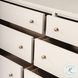 Fiona Ivory Painted Raffia 6 Drawer Dresser