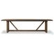 Stewart Stained Heritage Brown 118" Rectangular Outdoor Dining Table