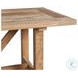 Stewart Reclaimed Natural 118" Rectangular Outdoor Dining Table