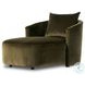 Farrah Surrey Olive 39" Upholstered Chaise Lounge