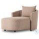 Farrah Alcala Fawn Performance Fabric 39" Upholstered Chaise Lounge