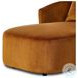 Farrah Ingram Ochre 39" Upholstered Chaise Lounge