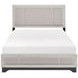 Westport White Oak and Gray Full Upholstered Platform Bed