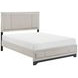 Westport White Oak and Gray Full Upholstered Platform Bed