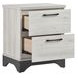 Westport White Oak and Gray Upholstered Platform Bedroom Set