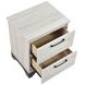Westport White Oak and Gray 2 Drawer Nightstand