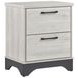 Westport White Oak and Gray Upholstered Platform Bedroom Set