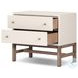 Fiona Ivory Painted Raffia 2 Drawer Nightstand
