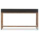 Fiona Black Raffia 55" Drawer Desk
