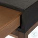Fiona Black Raffia 55" Drawer Desk