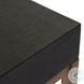 Fiona Black Raffia 55" Drawer Desk