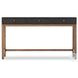 Fiona Black Raffia 55" Drawer Desk