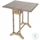 Darrow Antique Beige Foldable End Table