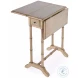 Darrow Antique Beige Foldable End Table