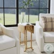 Darrow Antique Beige Foldable End Table