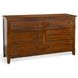 Santa Fe Dark Chocolate 6 Drawer Dresser