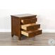 Desert Sage Dark Brown 3 Drawer Nightstand