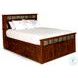 Maple Haze Dark Brown Eastern King Storage Platform Bed