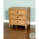 Crimson Ridge Beige 3 Drawer Nightstand