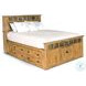 Willow Nest Beige Eastern King Storage Platform Bed