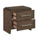 Emmett Dark Walnut 2 Drawer Nightstand