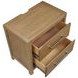 Charlotte Light Brown 2 Drawer Nightstand
