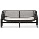 Selma Faux Black Hyacinth 63" Outdoor Sofa